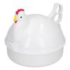 Egg Cooker 4 Eggs ChickenShaped Heat Resistant Microwave Eggs Boiler for Home Kitchen
