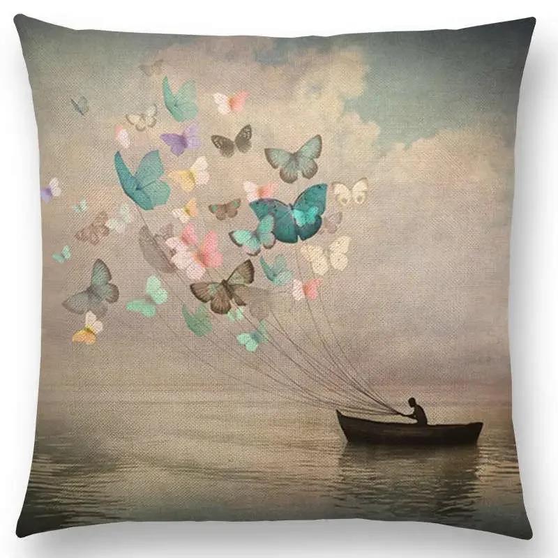 Новая элегантная леди милая девушка пьесы Шекспира фэнтези живопись сердце свободное желание море наволочка на подушку диванная накидка на подушку