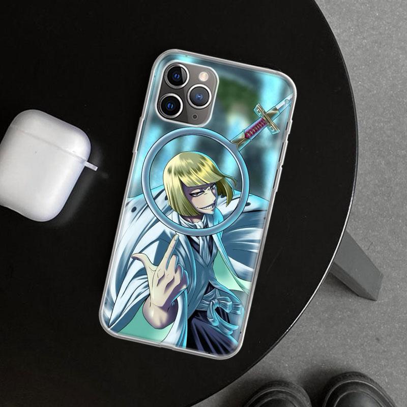 Bleach Shinji Hirako Phone Case Cover for iPhone 11 12 13 Mini 14 15 Plus 16 Pro Max 17 Air 7 8 + SE Art Customized Fundas 11 12