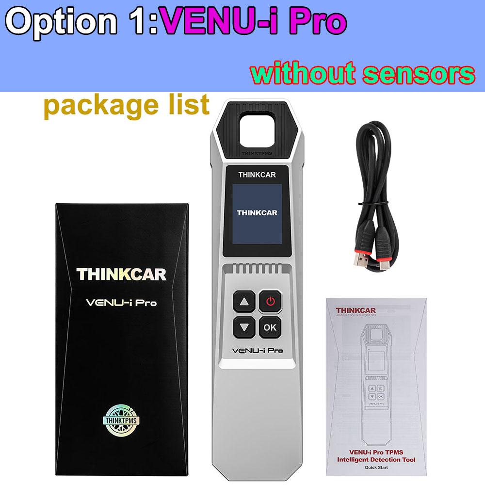 2026 Новый THINKCAR VENU-I PRO Диагностический инструмент давления в шинах TPMS Программирование датчиков 315 МГц/433 МГц Работает с THINKTOOL/689BT