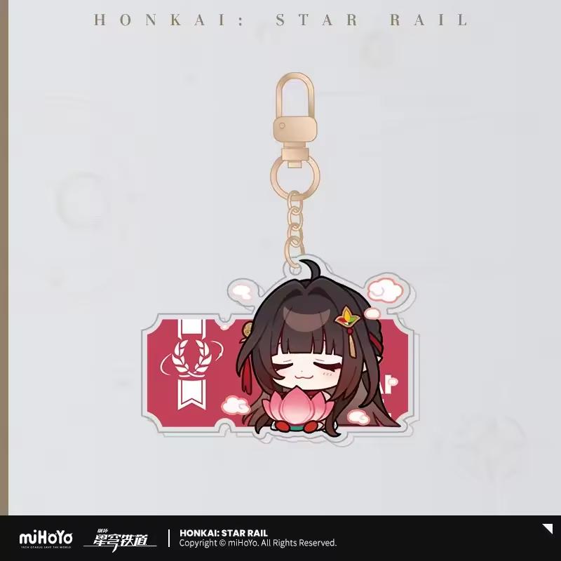 Sunsyea Honkai Star Rail Официальный мерч miHoYo Оригинальный Аутентичный Серия Q Version Брелок Дань Хэн Клинок Кафка