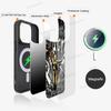 Чехол для телефона One P-Punch Man Saitama Магнитный чехол Для iPhone 16 14 13 12 11 15 Pro Max Plus Для Magsafe Беспроводная зарядка Чехол