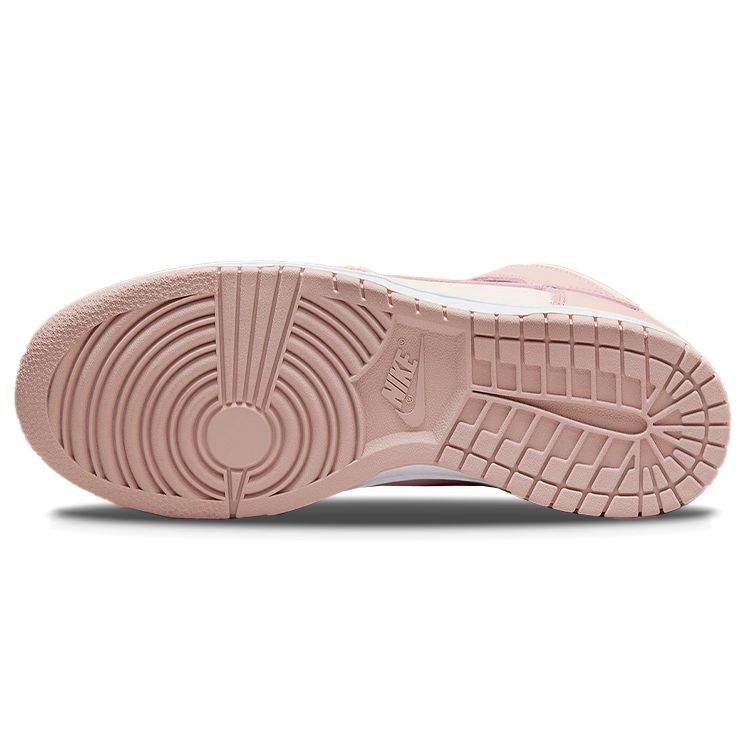 Nike Dunk High Pink Oxford Женские кроссовки Cream Phantom White DD1869-003