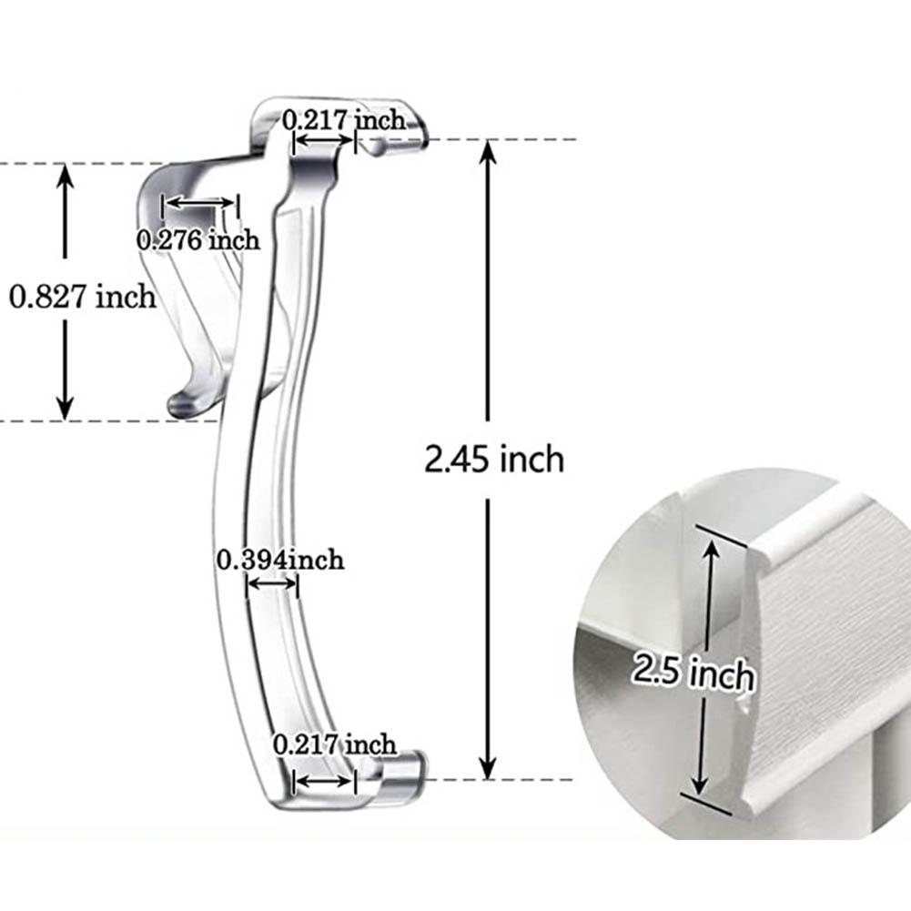 Пластиковые клипсы для ламбрекена Прочные Длина 2,5 дюйма Высокое качество