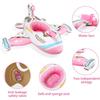 Swimbobo Toddler Pool Float with Seat Boat Inflatable Ride-on Airplane Baby Floatie for Kids Outdoor Toys