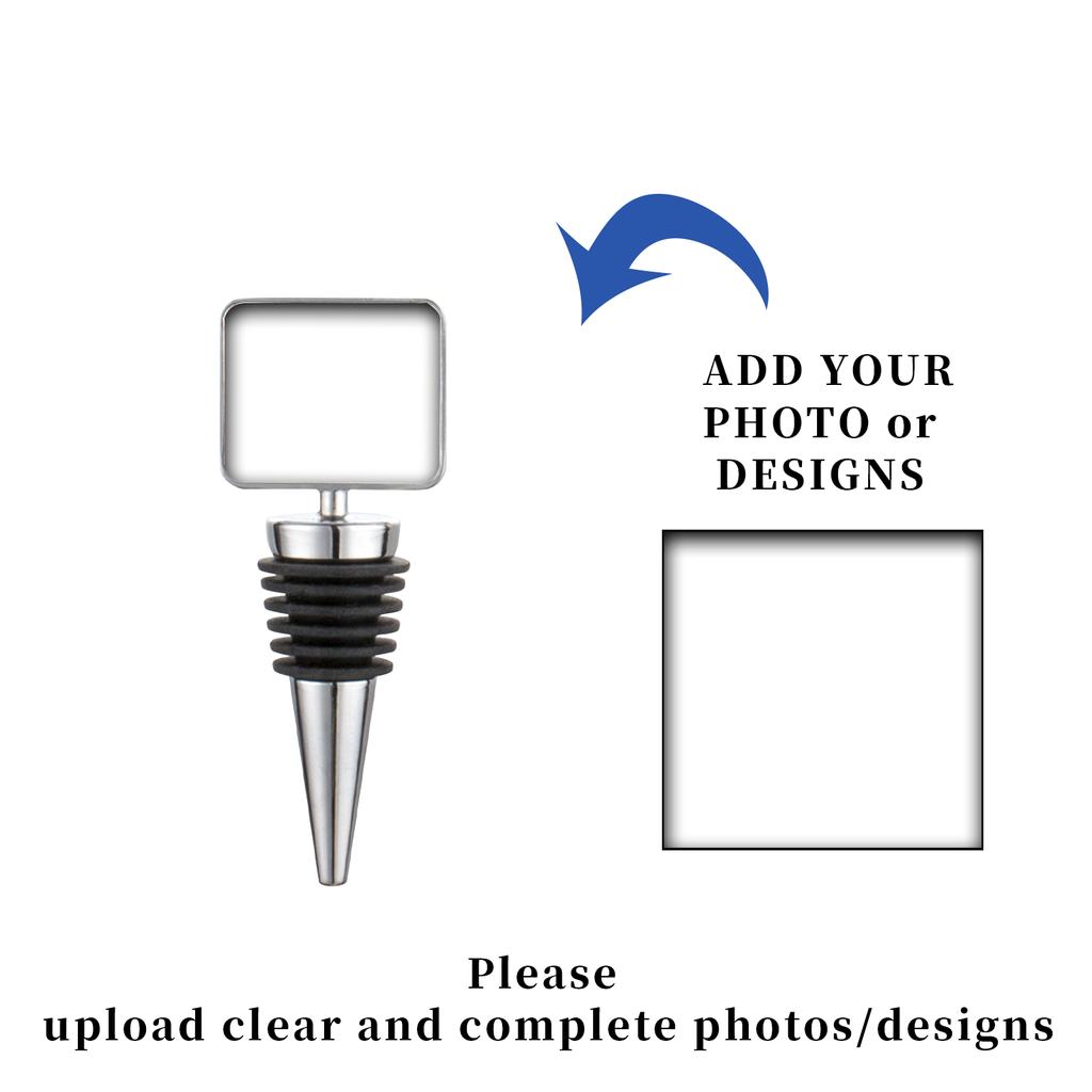 DIY Custom Pattern Printing Metal Red Wine Stopper для консервации и герметизации, Wine Bottle Stopper, Wine Stopper Accessories, Wine Spout