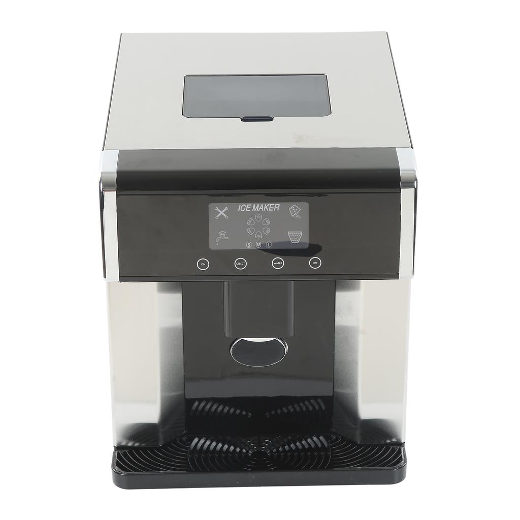 Home Ice Maker Machine 2 In 1 Ice Maker Water Dispenser LCD Touch Display Ice Maker Countertop US