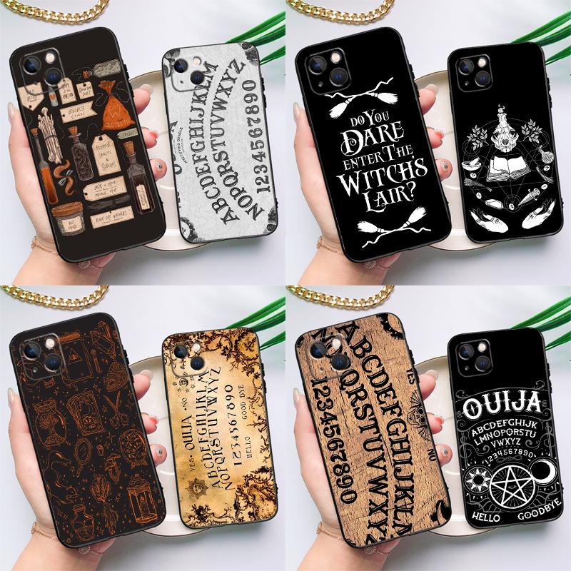 Girly Pastel Witch Goth Ouija Case For Oppo A98 A78 A18 A38 A58 A74 A94 A54 A15 A17 A57 A6 A5 Pro A16 A76 A96 A40 A60 A80
