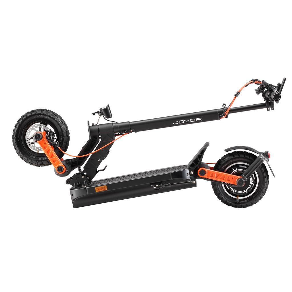 JOYOR S5 ABE сертификация электрический скутер 10-дюймовые шины 500 Вт мотор 20 км/ч 48 В 13 Ач аккумулятор 40-55 км запас хода двойные дисковые тормоза