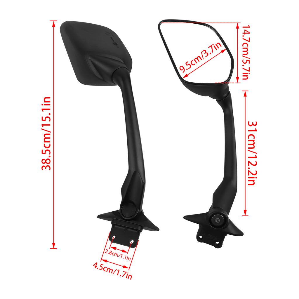 For Yamaha TMAX 530 T-MAX 530 TMAX530 T MAX530 2012-2018 2017 2016 Motorcycle Mirror Rear View Rearview Side Mirrors Accessories