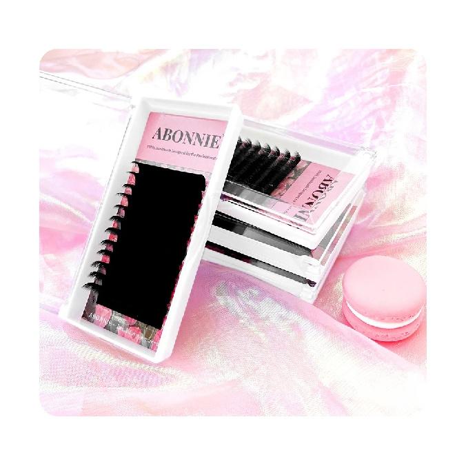 Abonnie Cashmere Easy Fan Matte Black Lashes Extensions C/CC/D/DD Volume Eyelashes Mega Cilios Fanning