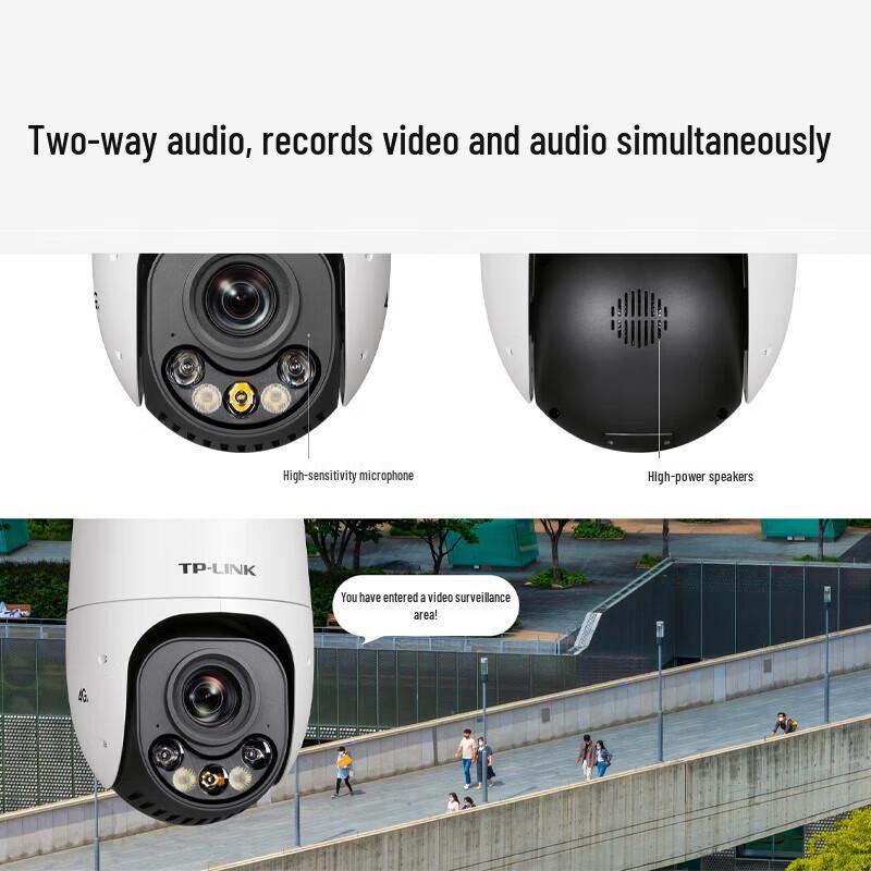 TP-LINK 4MP 23x Zoom 4G Outdoor Wireless PTZ Dome Camera CN plug (adapter included)
