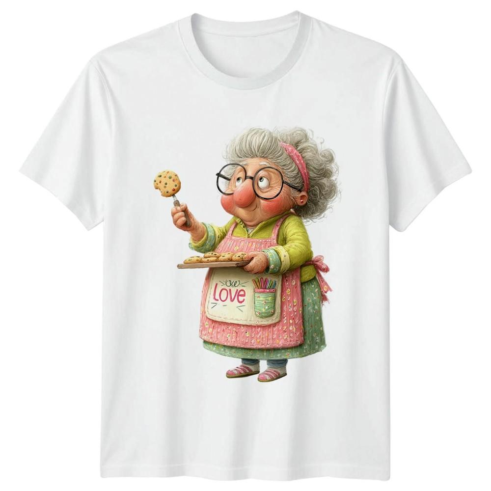 Grandma Baking Cookies Unisexs TShirt Unisexs Tee Graphic Unisex Top