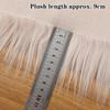 25X45Cm Long Faux Fur Fabric For Needlework Animal Suit Fur Material Diy Doll Hair Long Hair Plush Sewing Fabric