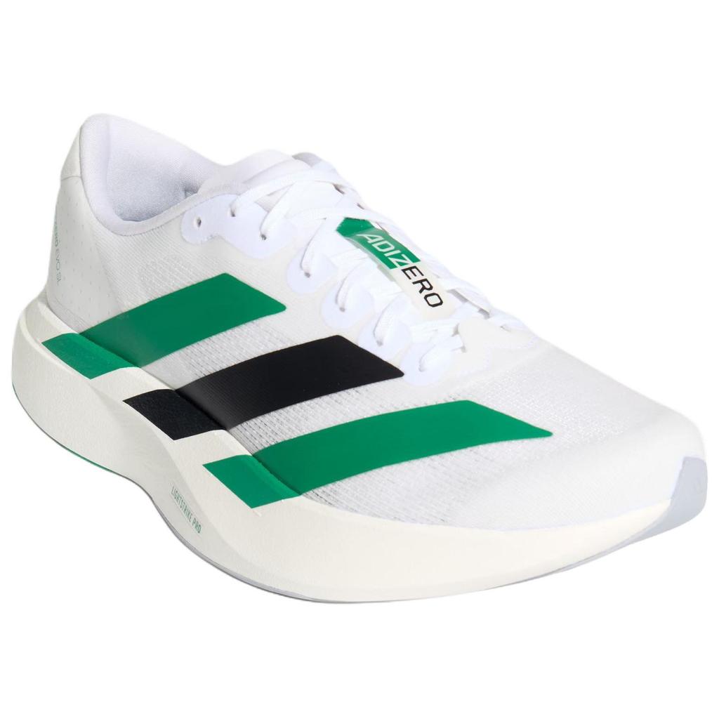 Adidas Adizero Evo Sl Удобные Классические Кроссовки для Бега Унисекс Белые Зеленые Черные KH6377