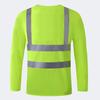 Reflective Safety T-Shirt 360 Degree Reflective Zones High Visibility Quick Dry Long Sleeves