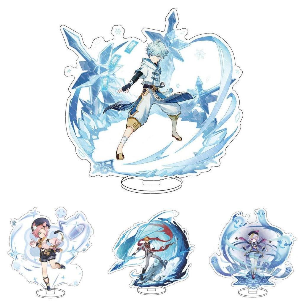 Изысканная акриловая подставка для фигурки Genshin Impact Барбатос Кэ Цин Барбара для демонстрации и декора