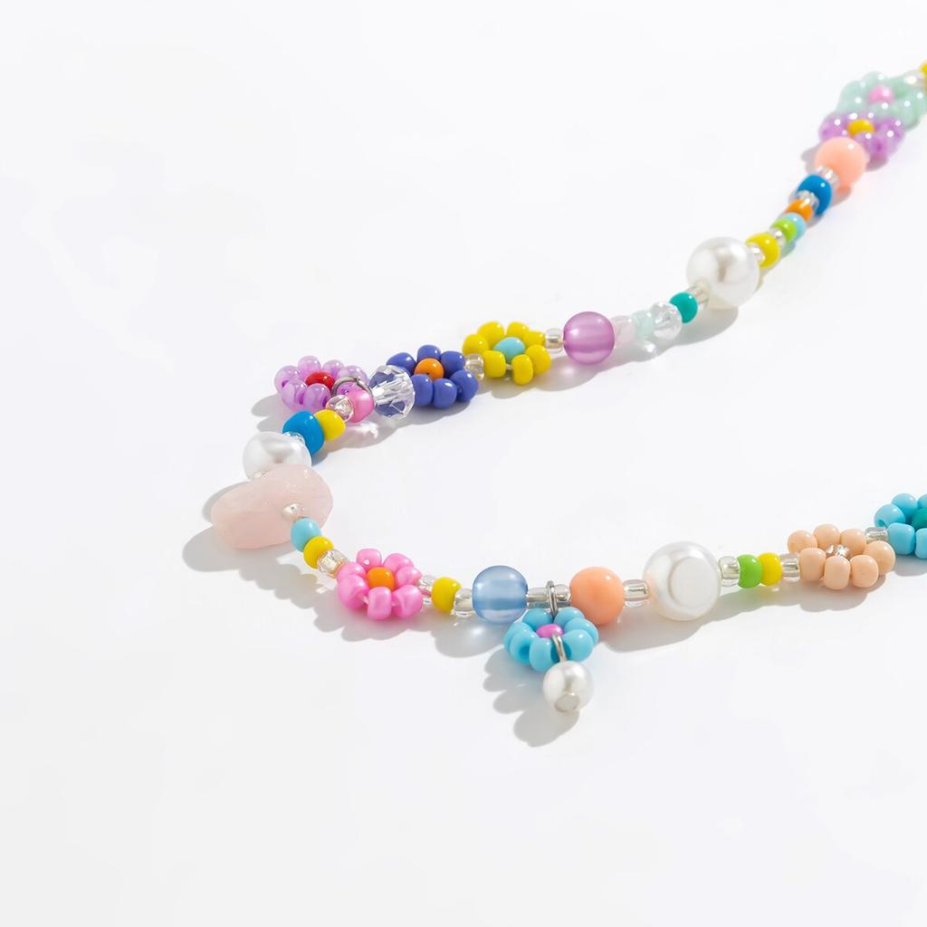 Boho Simple бусины искусственный жемчуг колье колье для женщин и мужчин винтажная нержавеющая сталь ручная работа цепь эстетический Y2K ювелирные изделия подарок