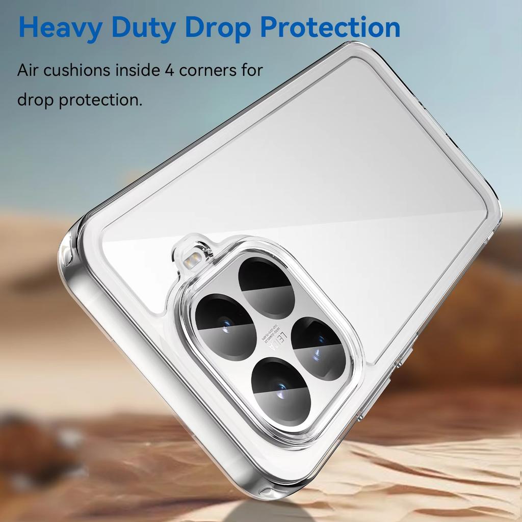Прозрачный противоударный чехол для телефона Xiaomi 15T Pro 14T 13T 12T 11T 10T 17 Pro Max 15 Ultra 12 11 Lite Силиконовый защитный чехол
