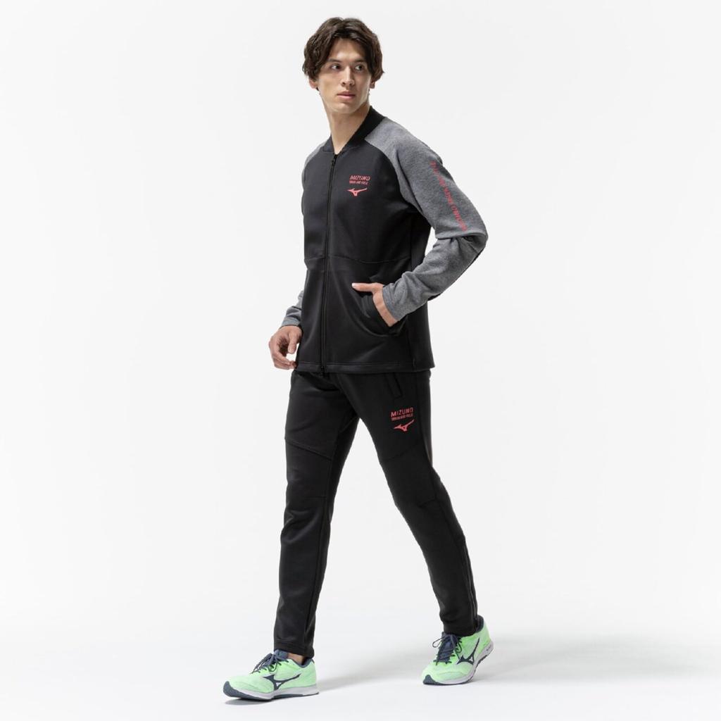 Mizuno Track Field Stretch Jacket U2MCC503 Black &