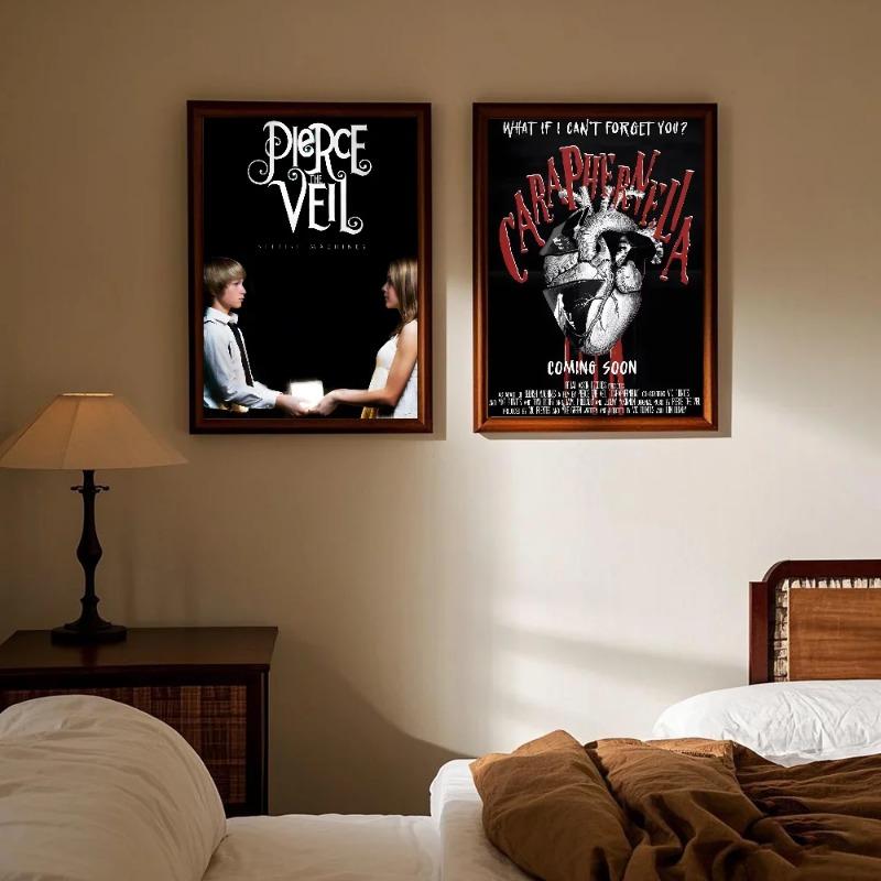 Pierce The Veil Группа Столкновение С Небом Постер HD арт липкая стена водонепроницаемый дом гостиная спальня бар эстетическое украшение