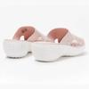 Summer New Fashionable Women's Outer Wear Wedge Heel Thick Bottom Fly-woven Solid Color Cool Slippers Women Breathable