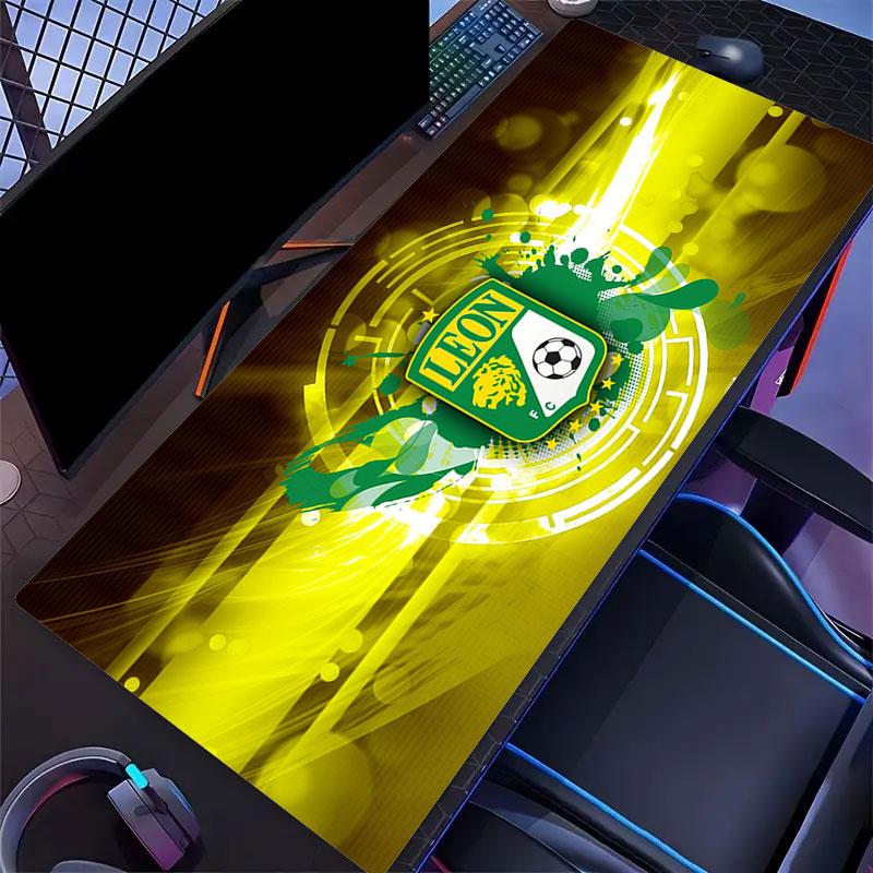 Leon Youth FC Mouse Pad, Large Gaming Desk Mat, Non-slip XXL Mousepad for Laptop & Tablet, Mini PC Playmat with Stitched Edges