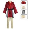Mulan Cosplay Dress With Polyester Spandex For Anime And Theater Performances