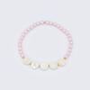 BONBEAU pearl initial gold beads Bracelet