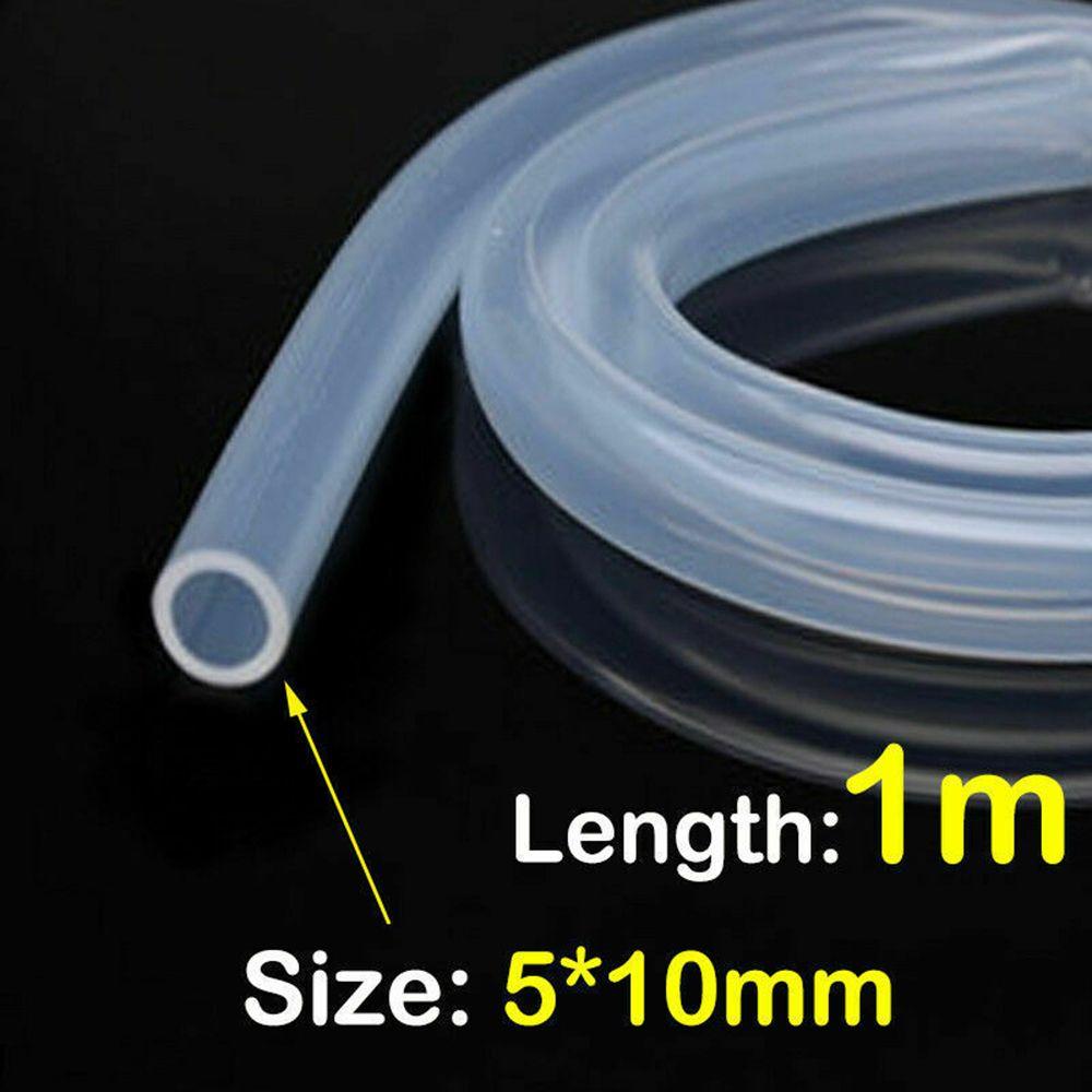 1M безопасная пищевая прозрачная мягкая резиновая силиконовая трубка полупрозрачный шланг