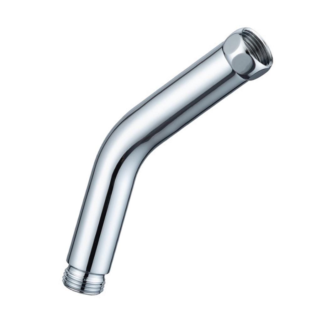 45 Degree Shower Arm Pipe Connectors for Handheld Shower Head Stainless Steel Elbow Adapter with Polished Chromes