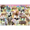 EPOCH [Apollo Picture Puzzle] Full of Animals, 35 Pieces, Puzzle for Children, 25-229, ST Mark Certification, Cleaning Bag Included, Toys for Ages 4 a