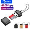 Mini High Speed USB 2.0 Card Reader Mini SD TF Memory Card Adapter For PC Computer Laptop Notebook Car Music Play TF Card Reader