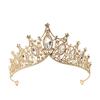 New Baroque Crown Alloy Rhinestone Birthday Children Princess Small Crown Bride Wedding Wedding Dress