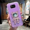 Чехол Pocox3 Quicksand Astronaut Holder для Xiaomi Mi Poco X3 Pro Nfc X4pro M3 F3, силиконовый чехол-подставка Poko X 3 X3pro Pokox3