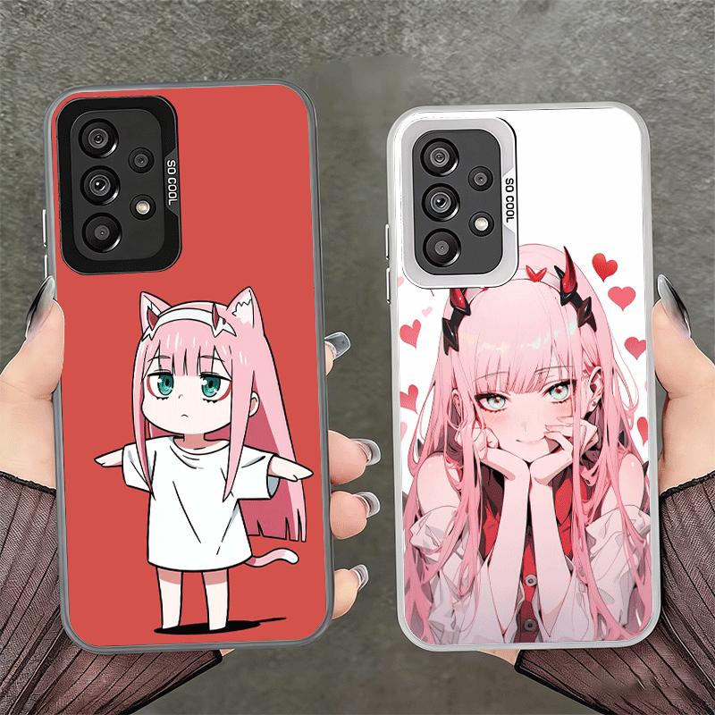Чехол для телефона Zero Two 02 Кавайный Милый Мягкий для Samsung A17 A16 A15 A14 A13 A57 A56 A55 A54 A53 A37 A36 A35 A34 A33 A26 A25 A24 A23