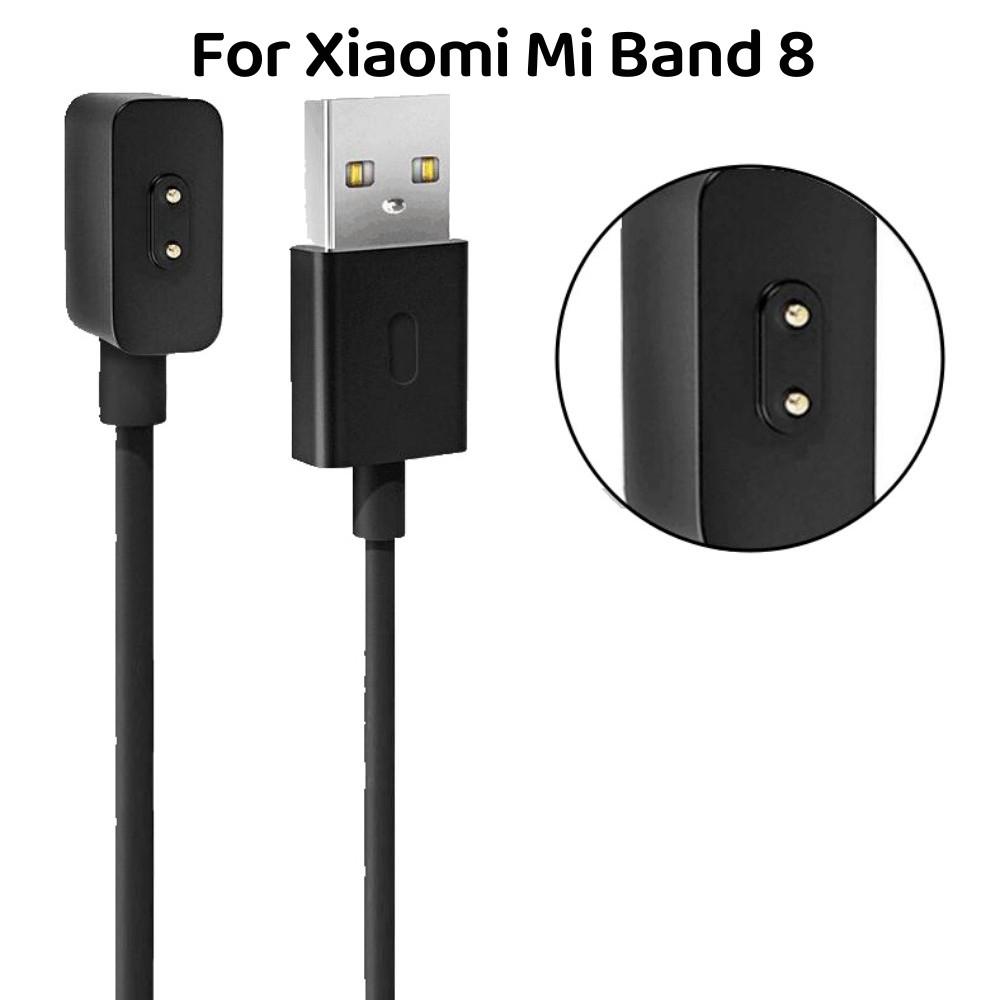 Магнитное зарядное устройство для Xiaomi Mi Band 8, USB-адаптер для зарядки, кабель для MiBand 8, Mi8, MiBand8, зарядный кабель, линия
