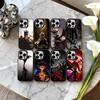 Аниме Крутой A-Аста B-Черный C-Клевер Чехол для телефона для iPhone17,16,15,14,13,12,11 Plus,Pro Max Черный Конфетный серебристый чехол для телефона
