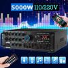 5000W Bluetooth Stereo Amplifier Surround Sound USB SD AMP FM DVD AUX LCD Display Home Cinema Karaoke Amplifier Remote Control