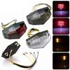 Universal Motorbike Blinker Motorcycle Signal Indicator Moto Accessories 11 LED Tail Light Turn Signals Stop Brake Lights