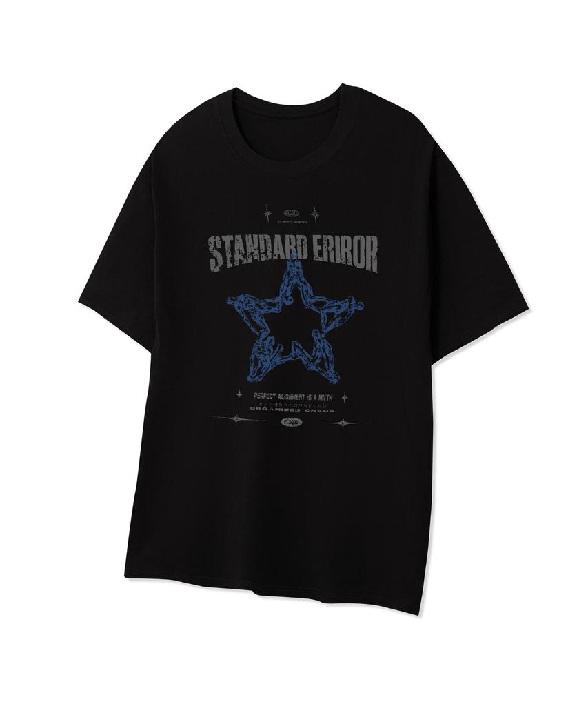 STANDARDERROR 87-Stan337 All Star Винтажная однотонная футболка с коротким рукавом (2 цвета)
