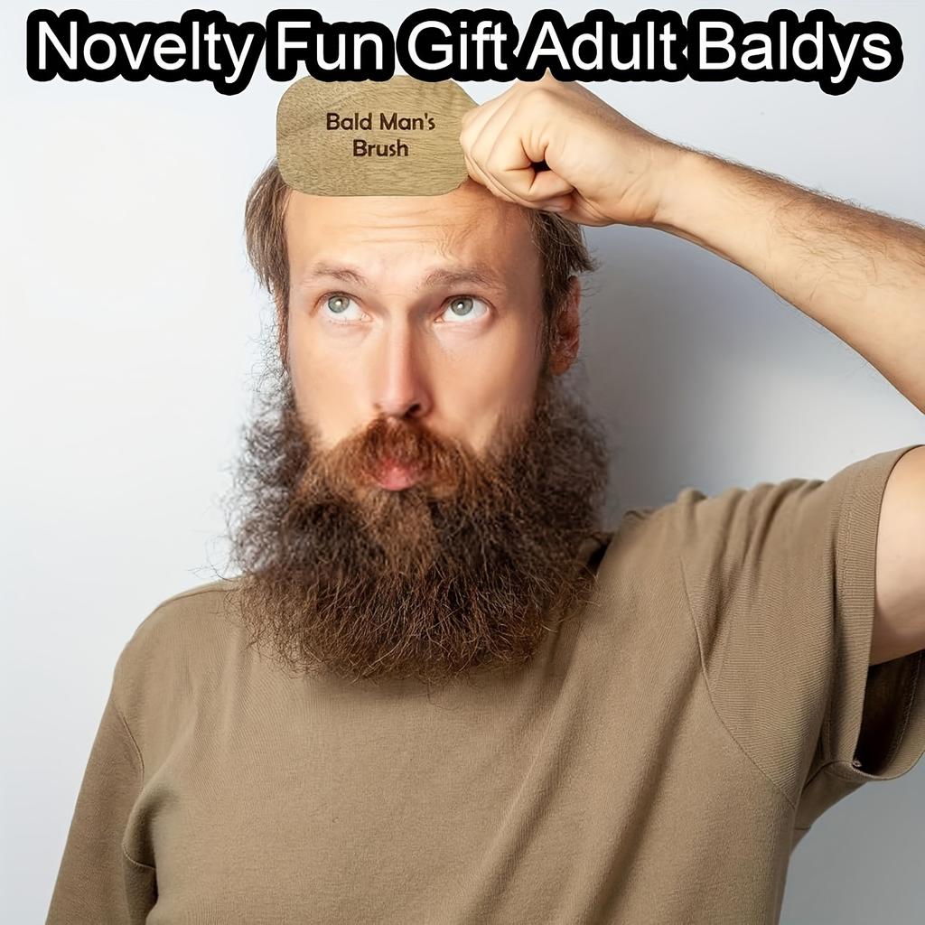 2Pcs/set Funny Comb For Bald Men Party Favors Hair Styling Tool For Adults Weird Stuff Father's Day Gifts Cute Aesthetic Gadgets