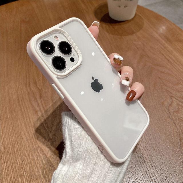 Прозрачный акриловый чехол для телефона для Iphone 13 Pro Max 12 11 Pro, силиконовый противоударный бампер, задняя крышка для Iphone Xs Max Xr 7plus