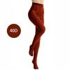 40D Кофейный Красно-коричневый S M L XL Колготки для йоги Женские Эластичные Обхват ног Шелковые Формирующие Чулки Колготки Леггинсы