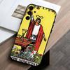 Чехол для телефона T-Tarot C-cards для Samsung Galaxy A73, A72, A71, A70, A53, A52, A51, Мягкий силиконовый черный чехол