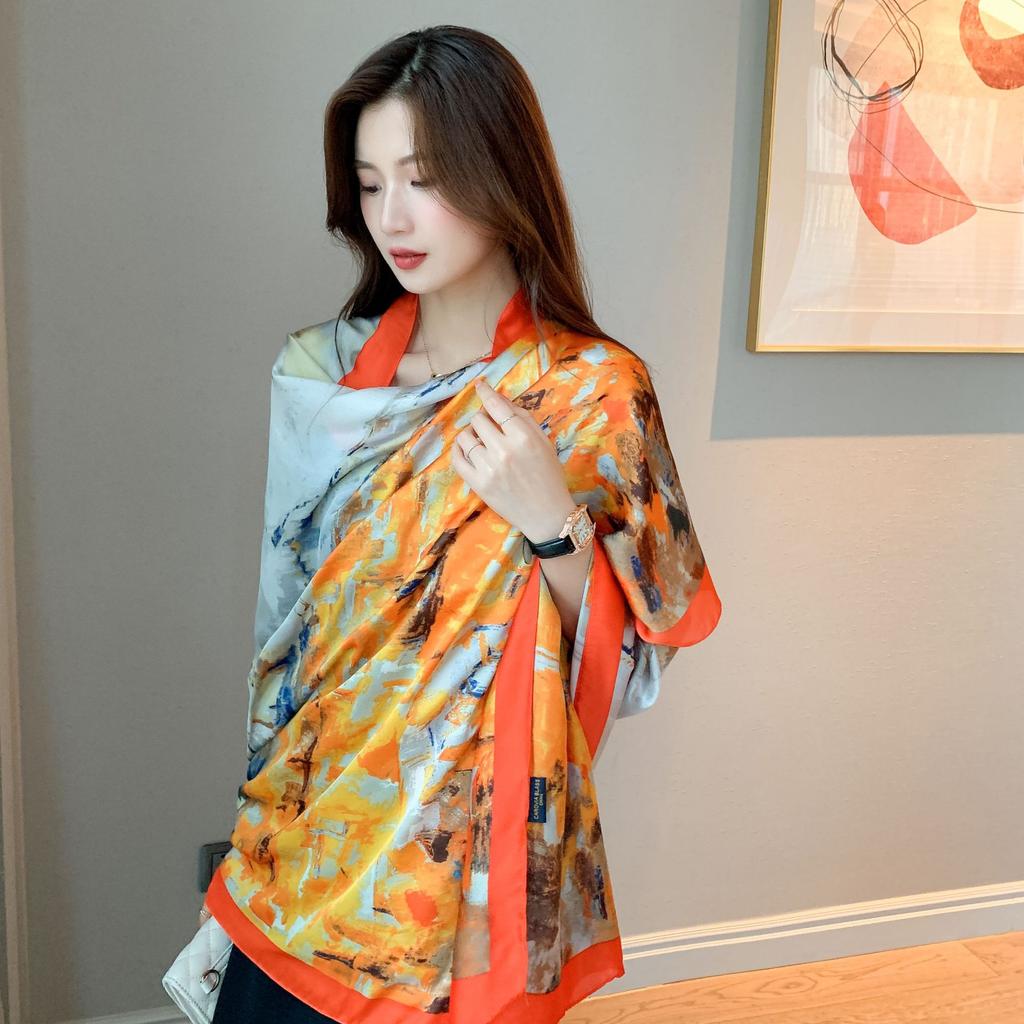 Elegant Ladies Air-conditioning Room Large Shawl Seaside Holiday Sunscreen Sarongs