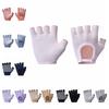 Multicolor Pilates Gloves Warm Sport Riding Mittens Windproof Half Finger Yoga Gloves  Women/lady