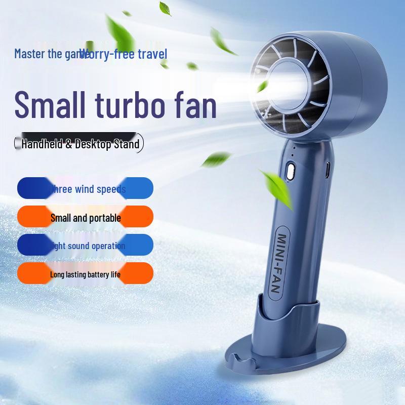 Gentle Breeze Portable Mini Handheld Fan - Student Outdoor & Desktop Turbo T10 Fan