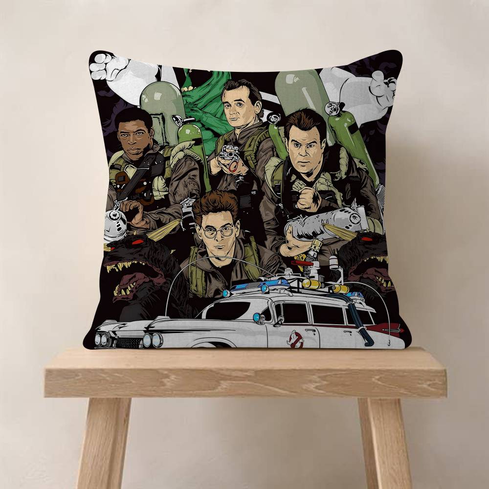 Retro CClassic GGhostbusters Personalized Picture Text Home Decorative Pillows Household Gifts xcm
