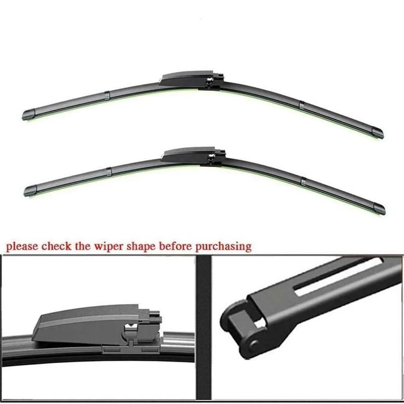 Pin Lock Wiper Blades (22"+22") for Mercedes-Benz C-Class (W203), CLK (C209), CLC (CL203) & C Sportcoupe